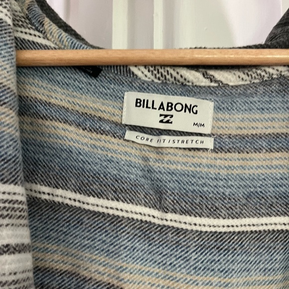 Billabong Gray Lightweight Shirt Jacket Casual Style - Picture 3 of 3